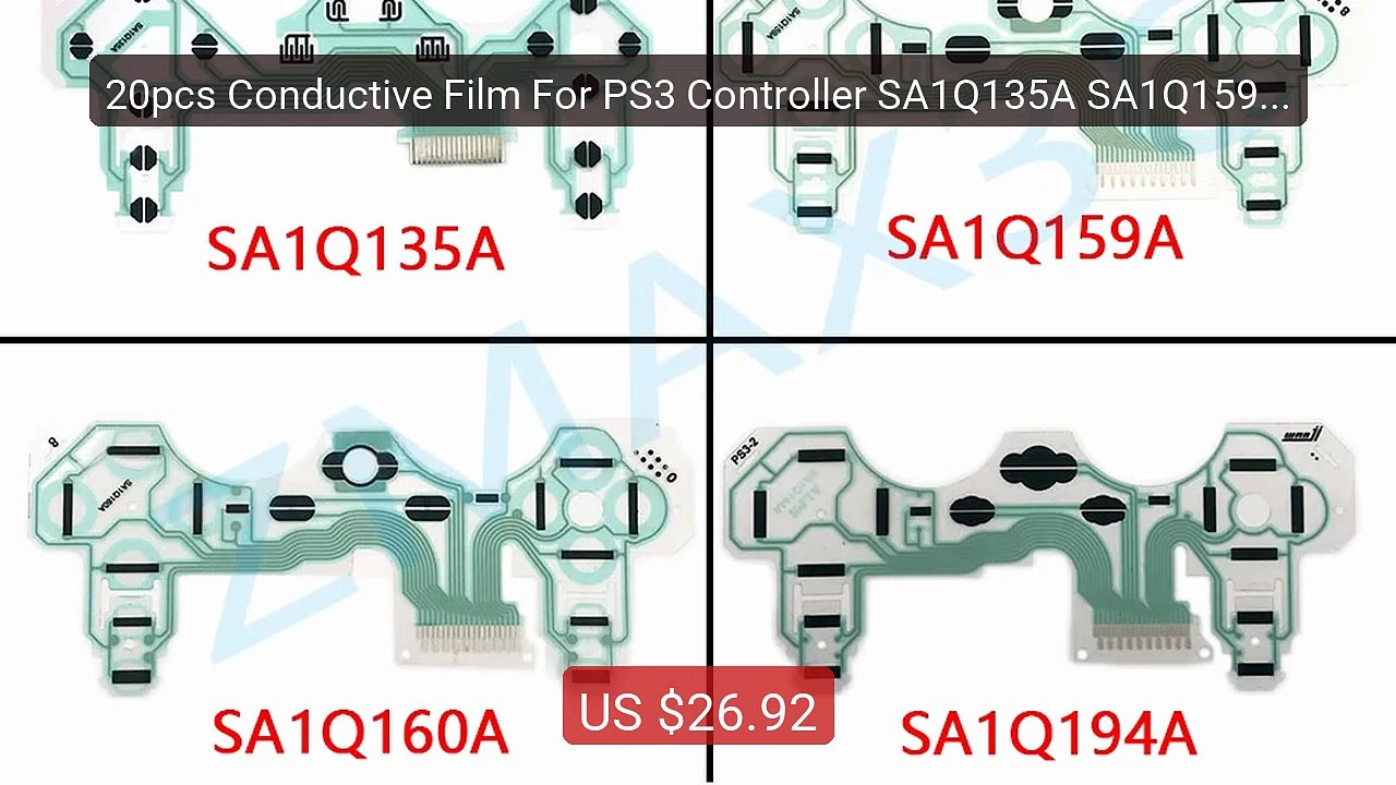 20pcs Conductive Film For PS3 Controller SA1Q135A SA1Q159A ... -- Top Pick 2026 | Unbeatable Price!