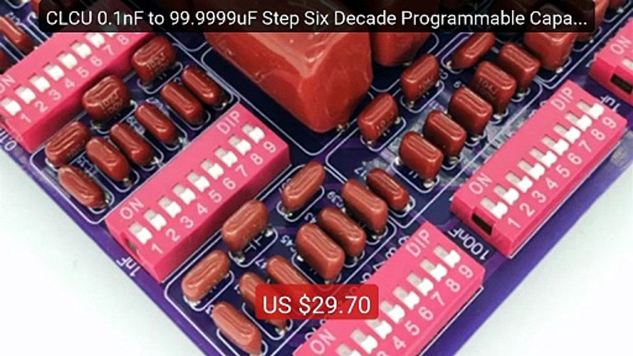 CLCU 0.1nF to 99.9999uF Step Six Decade Programmable Capacitor Boar... -- Top Rated 2026 | Buy Now!