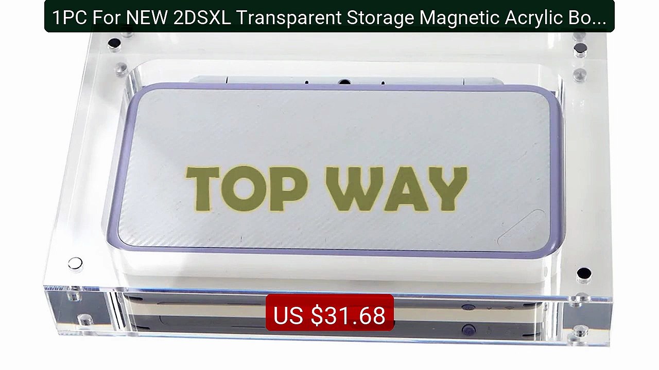 1PC For NEW 2DSXL Transparent Storage Magnetic Acrylic Box ... -- Top Pick 2026 | Unbeatable Price!