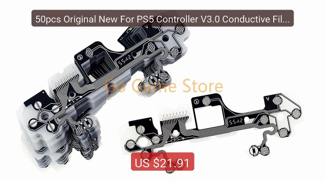 50pcs Original New For PS5 Controller V3.0 Conductive Film Flex Rib... Top Rated 2026 | Buy Now!