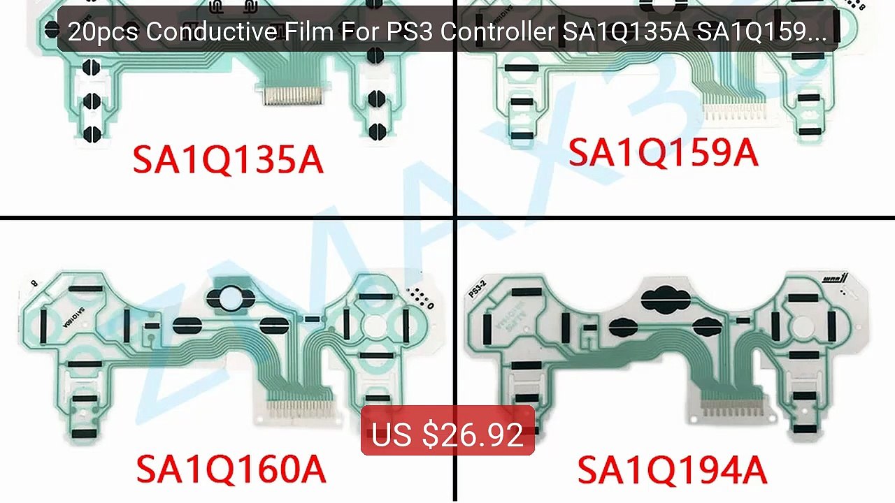 20pcs Conductive Film For PS3 Controller SA1Q135A SA1Q159A SA... -- Amazing Value 2026 | Must Have!