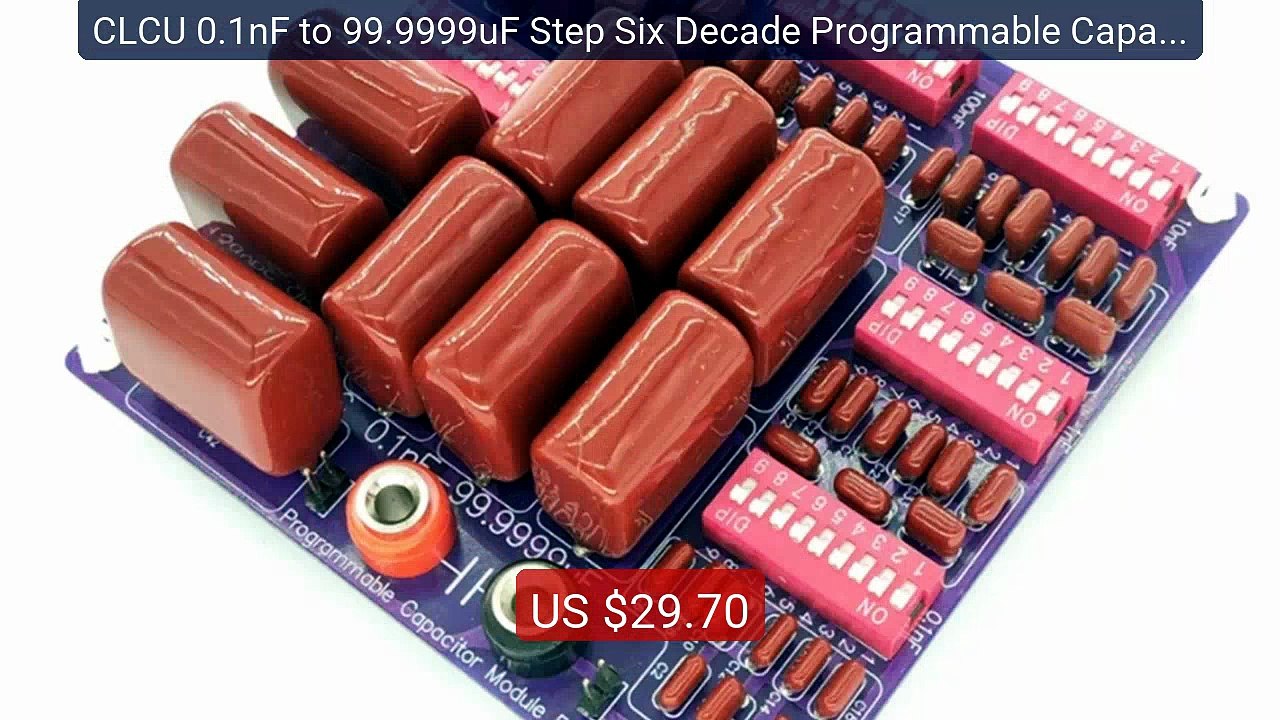 CLCU 0.1nF to 99.9999uF Step Six Decade Programmable Capacitor... -- Hot Deal 2026 | Limited Offer!