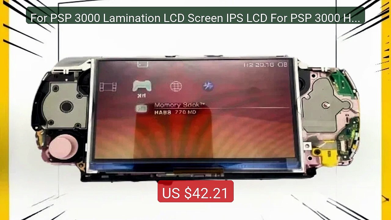 For PSP 3000 Lamination LCD Screen IPS LCD For PSP 3000 HD Scr... -- Best Buy 2026 | Great Quality!