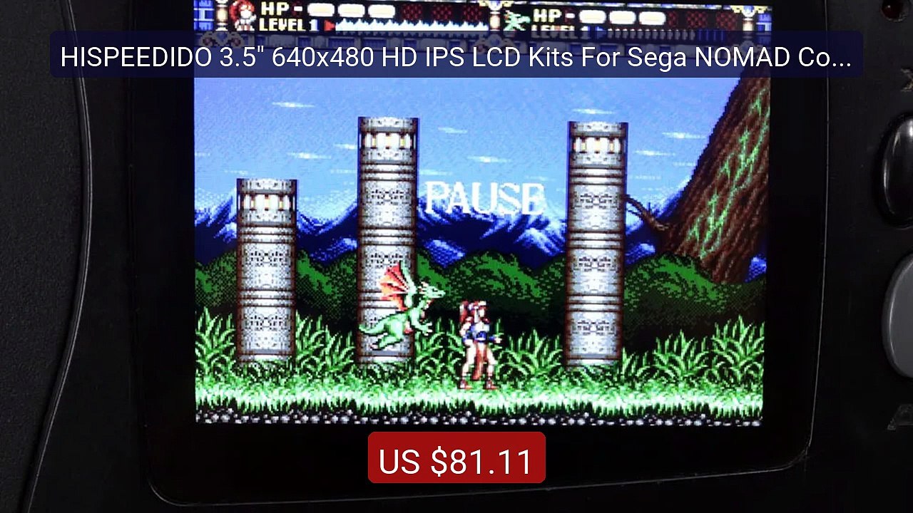 HISPEEDIDO 3.5" 640x480 HD IPS LCD Kits For Sega NOMAD Console... -- Hot Deal 2026 | Limited Offer!