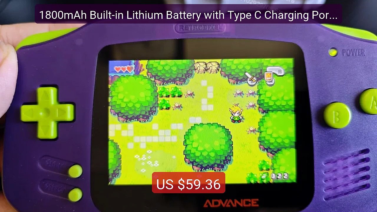 1800mAh Built-in Lithium Battery with Type C Ch...