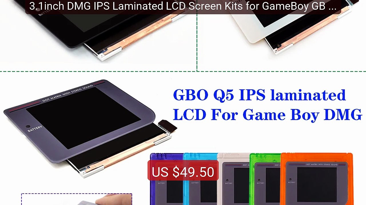 3.1inch DMG IPS Laminated LCD Screen Kits for GameBoy GB DMG H... -- Best Buy 2026 | Great Quality!