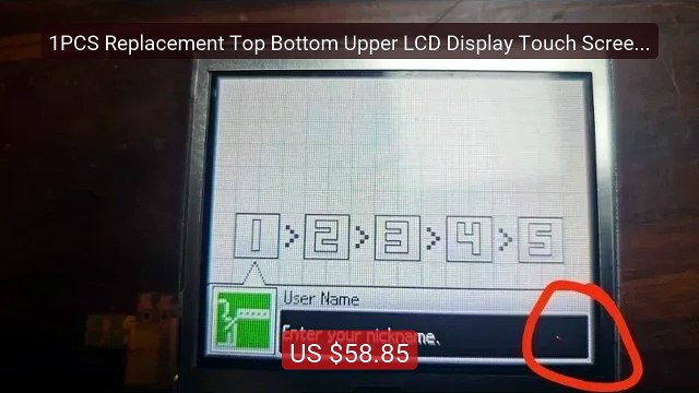 1PCS Replacement Top Bottom Upper LCD Display Touch Screen for Nin... Best Deal 2026 | Shop Now!