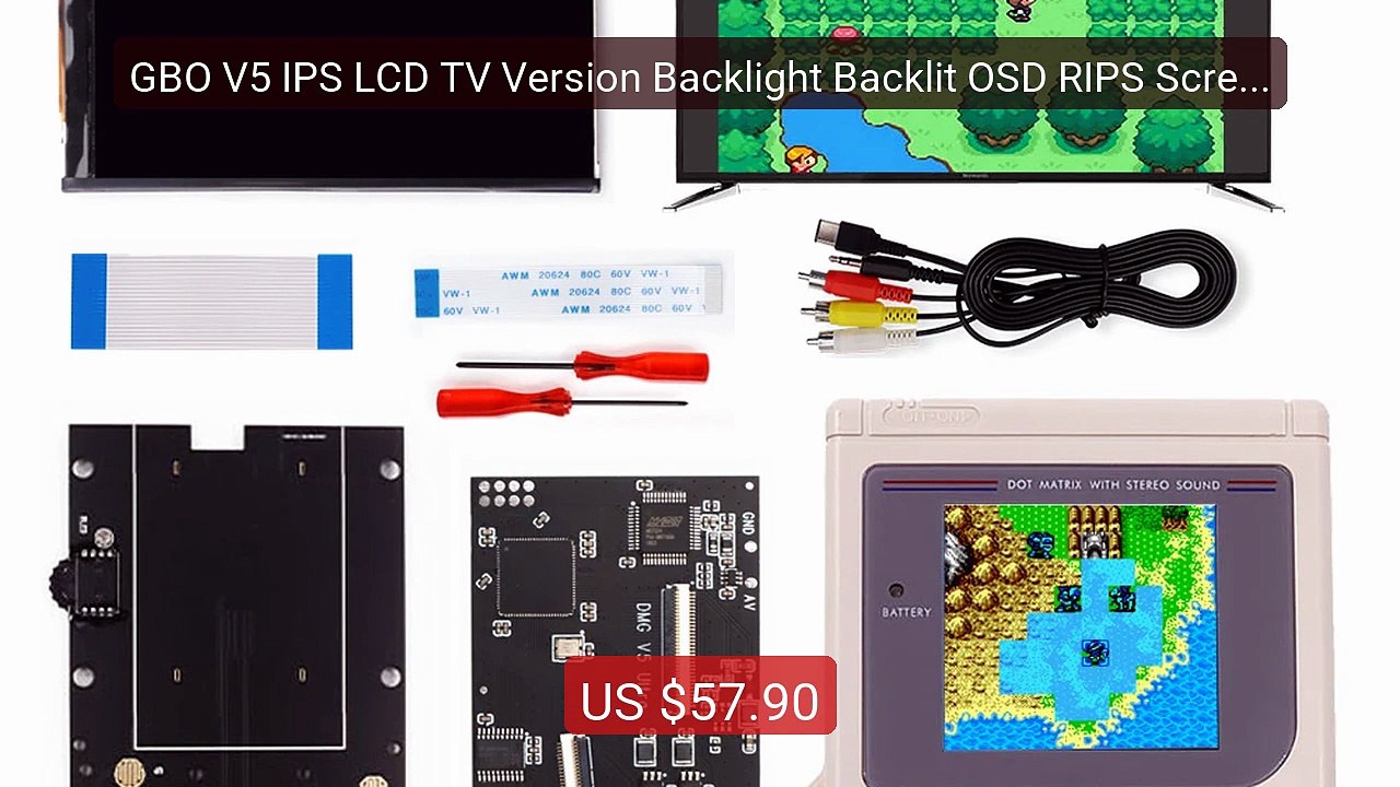 GBO V5 IPS LCD TV Version Backlight Backlit OSD RIPS Screen Kit For... -- Top Rated 2026 | Buy Now!