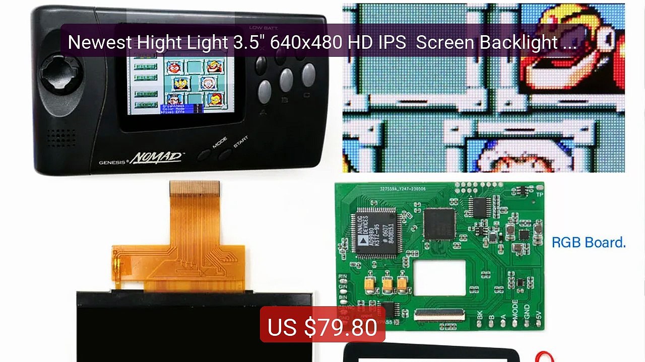 Newest Hight Light 3.5" 640x480 HD IPS  Screen Backlight LCD Mod R... -- Best Deal 2026 | Shop Now!