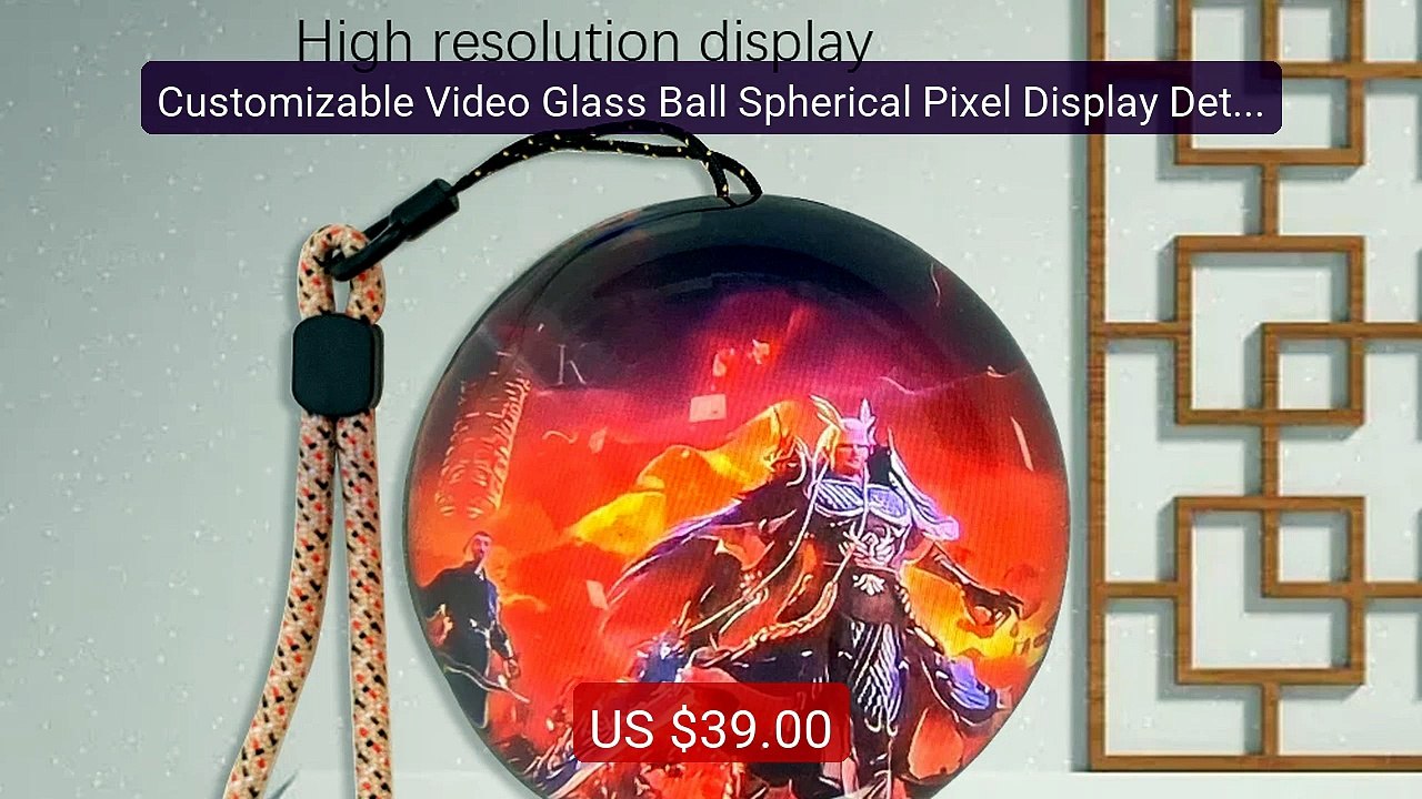 Customizable Video Glass Ball Spherical Pixel Display Detachable D... -- Best Deal 2026 | Shop Now!