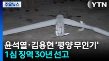 윤석열·김용현 '평양 무인기' 1심 징역 30년 선고 / YTN