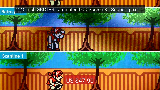 2.45 Inch GBC IPS Laminated LCD Screen Kit Support pixel Display O... Best Deal 2026 | Shop Now!