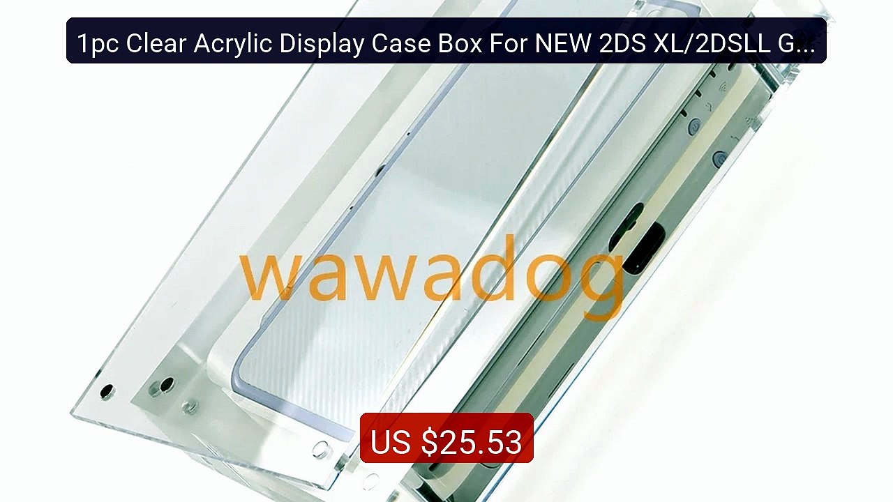 1pc Clear Acrylic Display Case Box For NEW 2DS XL/2DSLL Game Shell... -- Best Deal 2026 | Shop Now!