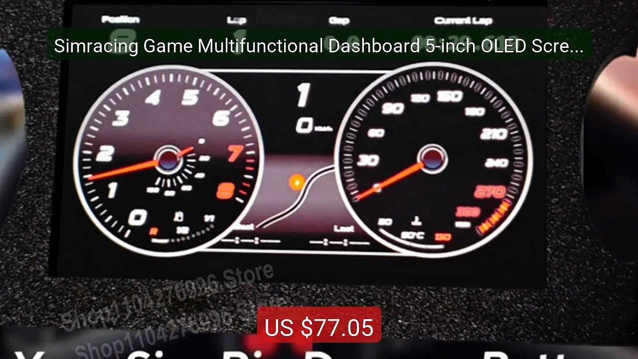 Simracing Game Multifunctional Dashboard 5-inch OLED Screen Di... -- Best Buy 2026 | Great Quality!