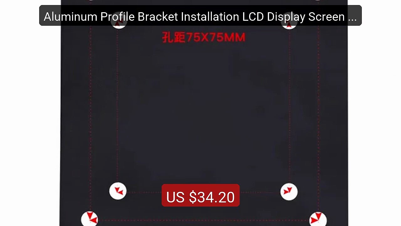 Aluminum Profile Bracket Installation LCD Display Screen Fixed Ada... -- Best Deal 2026 | Shop Now!