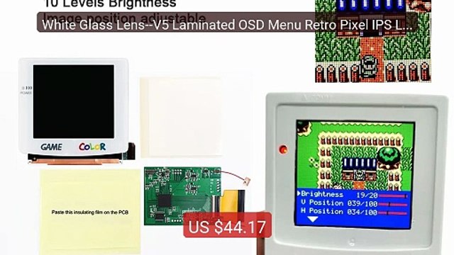 White Glass Lens V5 Laminated OSD Menu Retro Pixel IPS LCD S... Amazing Value 2026 | Must Have!