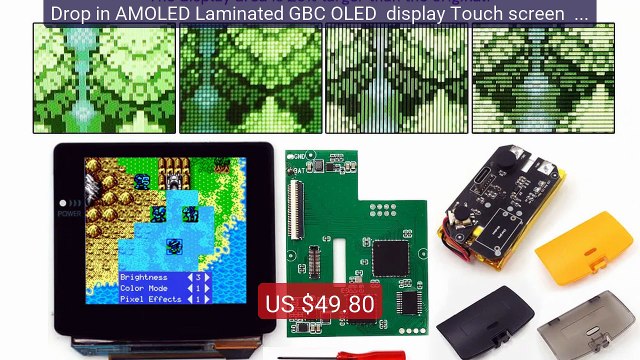 Drop in AMOLED Laminated GBC OLED display Touch screen Custo... Hot Deal 2026 | Limited Offer!
