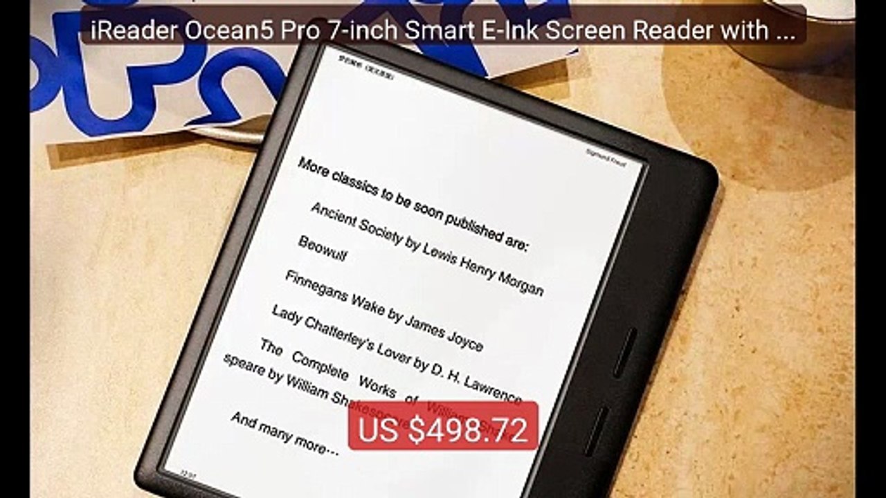 iReader Ocean5 Pro 7-inch Smart E-Ink Screen Reader with Eye P... -- Hot Deal 2026 | Limited Offer!