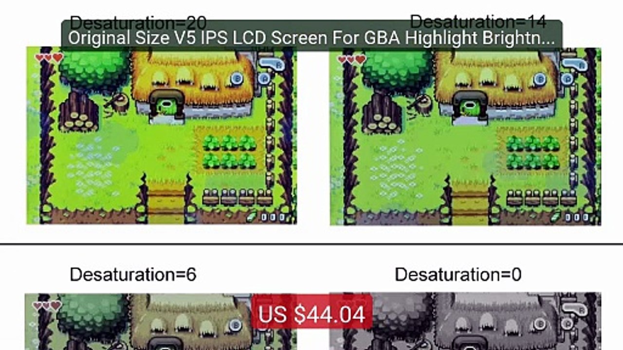 Original Size V5 IPS LCD Screen For GBA Highlight Brightness ... -- Amazing Value 2026 | Must Have!