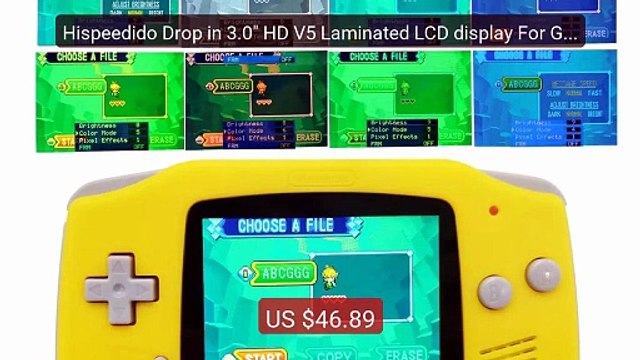 Hispeedido Drop in 3.0 HD V5 Laminated LCD display For GBA IP... Hot Deal 2026 | Limited Offer!