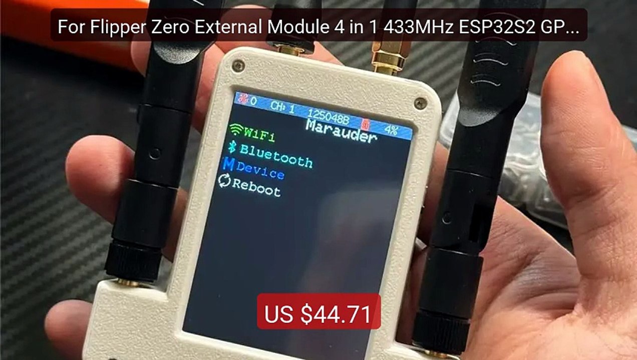 For Flipper Zero External Module 4 in 1 433MHz ESP32S2 GPS with 2.8... -- Top Rated 2026 | Buy Now!