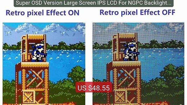 Super OSD Version Large Screen IPS LCD For NGPC Backlight L... Top Pick 2026 | Unbeatable Price!
