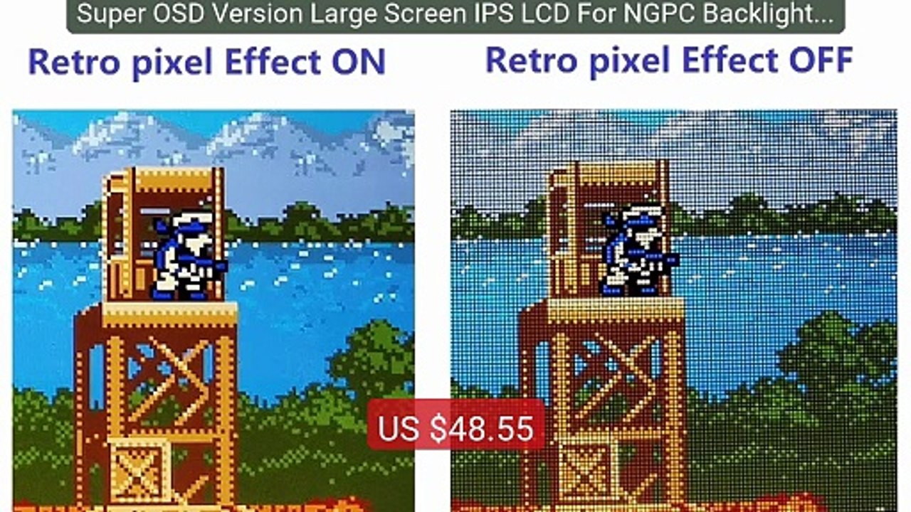 Super OSD Version Large Screen IPS LCD For NGPC Backlight L... -- Top Pick 2026 | Unbeatable Price!