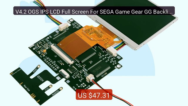 V4.2 OGS IPS LCD Full Screen For SEGA Game Gear GG Backlit LCD... Hot Deal 2026 | Limited Offer!