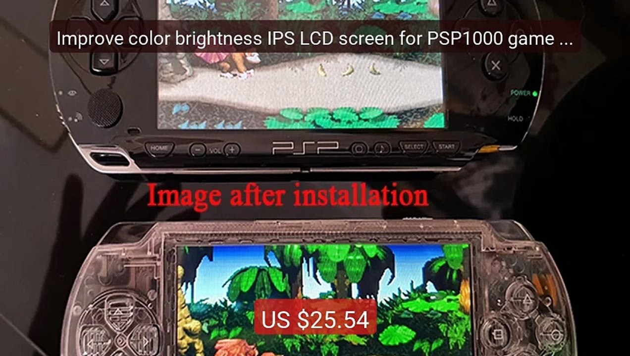Improve color brightness IPS LCD screen for PSP1000 game conso... -- Hot Deal 2026 | Limited Offer!