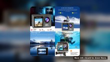5K 4K60FPS Action Camera Dual IPS Touch LCD DVR EIS 170° 30M Waterproof 5X Zoom Sport Camera With Wi