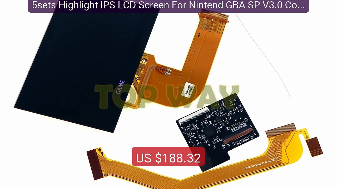 5sets Highlight IPS LCD Screen For Nintend GBA SP V3.0 Console... -- Best Buy 2026 | Great Quality!