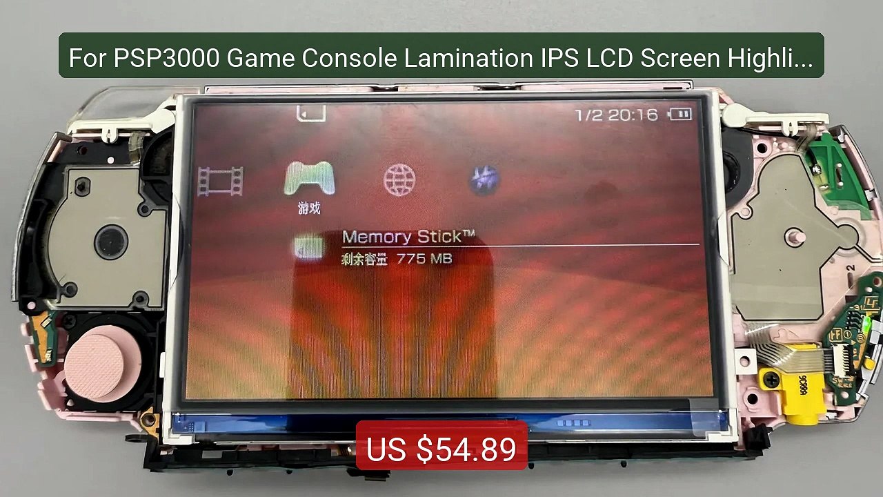 For PSP3000 Game Console Lamination IPS LCD Screen Highligh... -- Top Pick 2026 | Unbeatable Price!