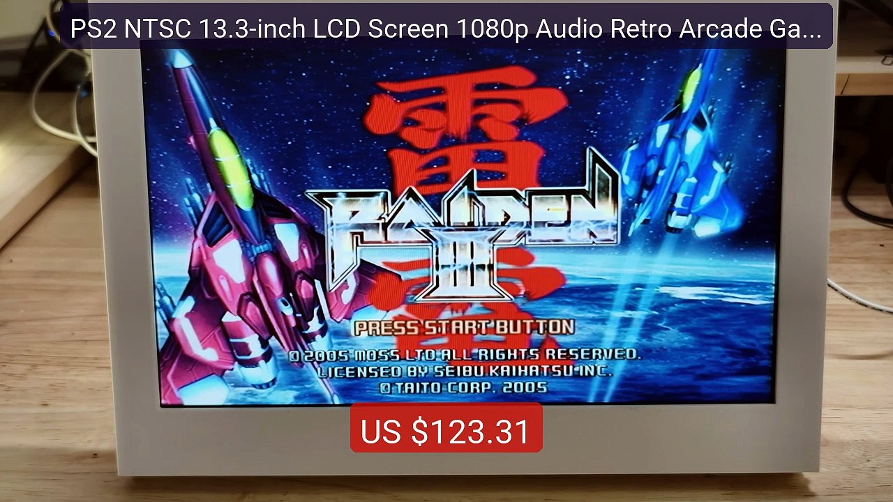 PS2 NTSC 13.3-inch LCD Screen 1080p Audio Retro Arcade Game... -- Top Pick 2026 | Unbeatable Price!