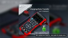 ZOYI 3-in-1 digital multimeter 50MHz bandwidth 280MS rate PC waveform data storage dual oscilloscope