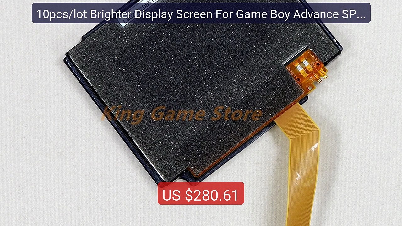 10pcs/lot Brighter Display Screen For Game Boy Advance SP GBA ... -- Best Buy 2026 | Great Quality!