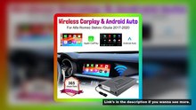 ANYFAR New Upgrade Wireless Carplay Android Auto Car Play Function Box for Alfa Romeo Stelvio & Giul