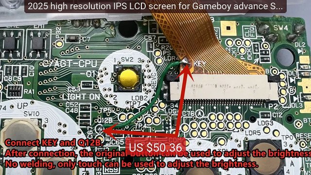 2025 high resolution IPS LCD screen for Gameboy advance SP GBASP .O... Top Rated 2026 | Buy Now!