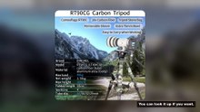 RT90CG Camouflage Carbon Fiber Tripod for Canon Nikon DSLR Cameras ?Professional Birdwatching Heavy