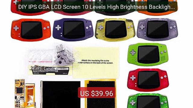 DIY IPS GBA LCD Screen 10 Levels High Brightness Backlight for Nint... Top Rated 2026 | Buy Now!