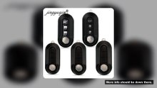 jingyuqin 10pcs 2/3BTN Remote Car key Shell Case For Fiat 500 Panda Punto Bravo Ducato Peugeot Boxer