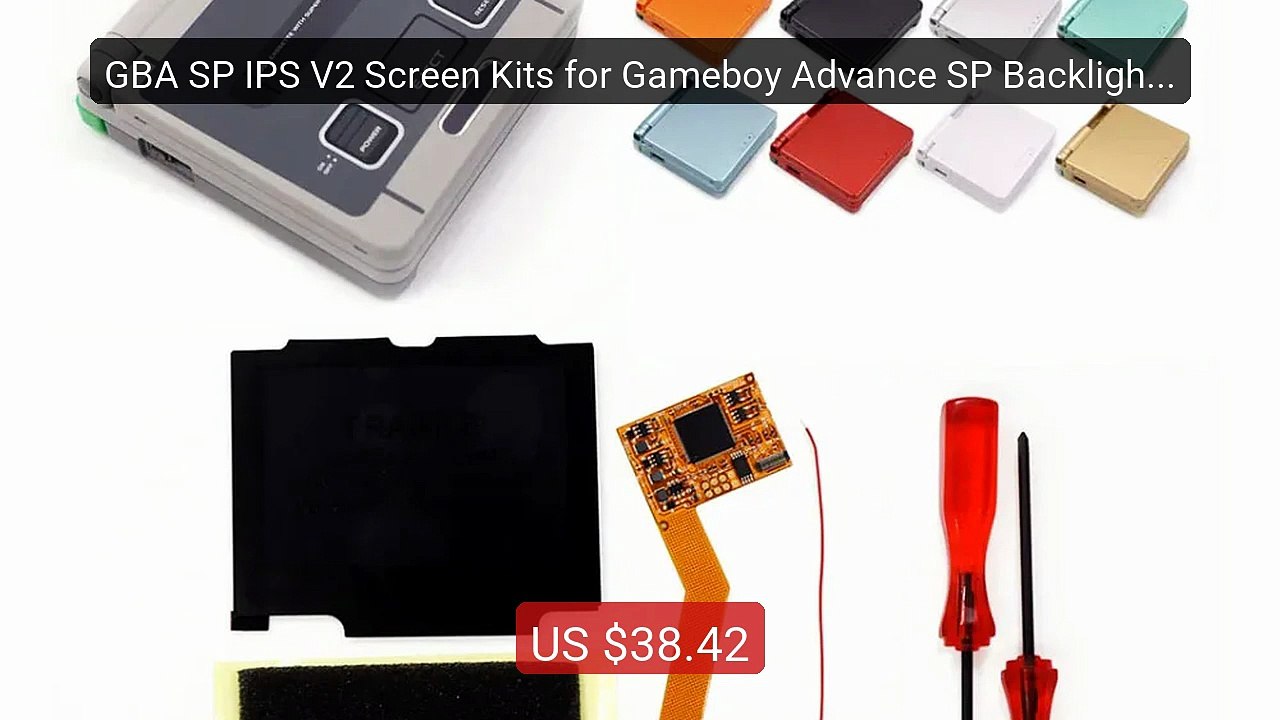 GBA SP IPS V2 Screen Kits for Gameboy Advance SP Backlight screen 5... -- Top Rated 2026 | Buy Now!