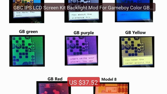 GBC IPS LCD Screen Kit Backlight Mod For Gameboy Color GBC With Pr... Best Deal 2026 | Shop Now!