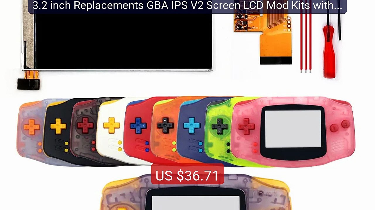 3.2 inch Replacements GBA IPS V2 Screen LCD Mod Kits with New Pre-c... -- Top Rated 2026 | Buy Now!
