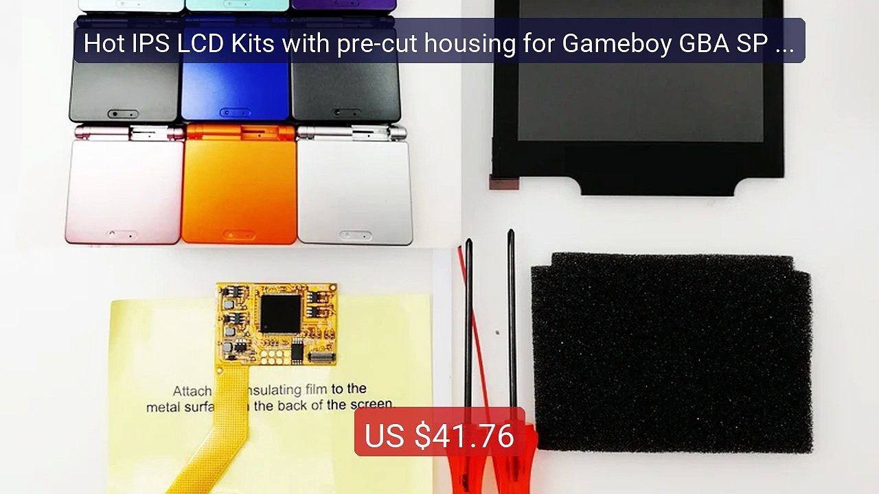 Hot IPS LCD Kits with pre-cut housing for Gameboy GBA SP IPS ... -- Amazing Value 2026 | Must Have!