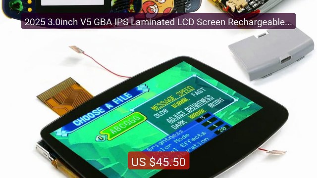 2025 3.0inch V5 GBA IPS Laminated LCD Screen Rechargeable 1... Top Pick 2026 | Unbeatable Price!