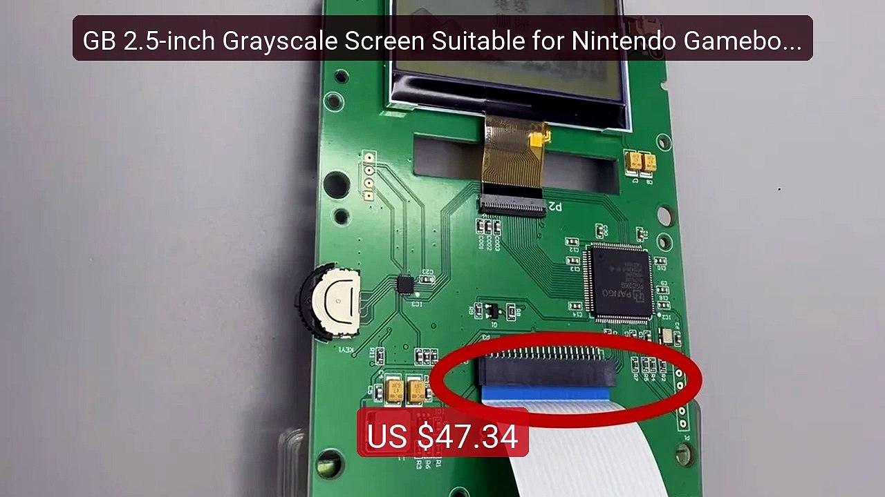 GB 2.5-inch Grayscale Screen Suitable for Nintendo Gameboy ... -- Top Pick 2026 | Unbeatable Price!