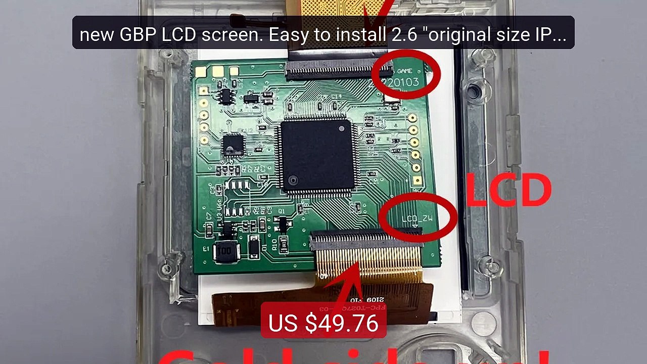 new GBP LCD screen. Easy to install 2.6 "original size IPS hig... -- Best Buy 2026 | Great Quality!