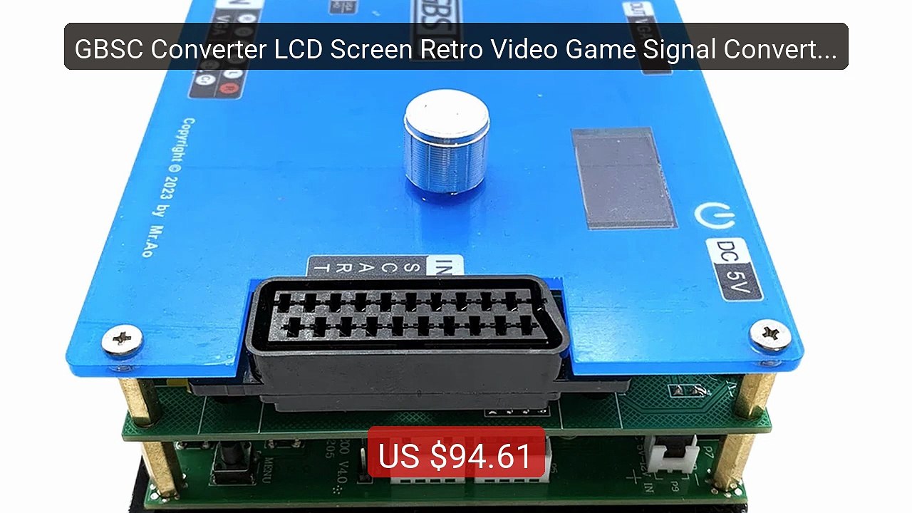 GBSC Converter LCD Screen Retro Video Game Signal Converter... -- Top Pick 2026 | Unbeatable Price!