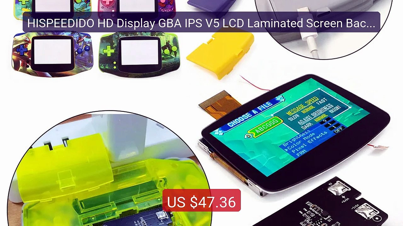 HISPEEDIDO HD Display GBA IPS V5 LCD Laminated Screen Backlight Ki... -- Best Deal 2026 | Shop Now!
