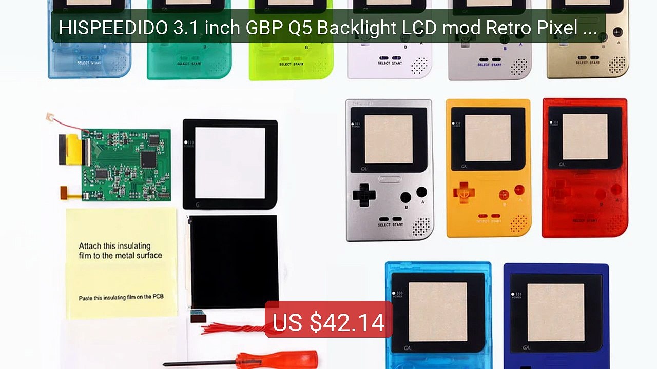 HISPEEDIDO 3.1 inch GBP Q5 Backlight LCD mod Re...